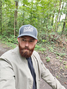 Trucker Cap Salt & Pepper in the wild
