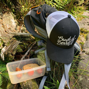Trucker Cap Salt & Pepper in the wild